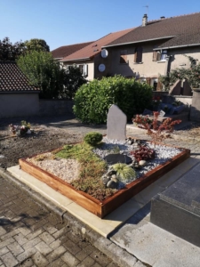 Un jardin funéraire