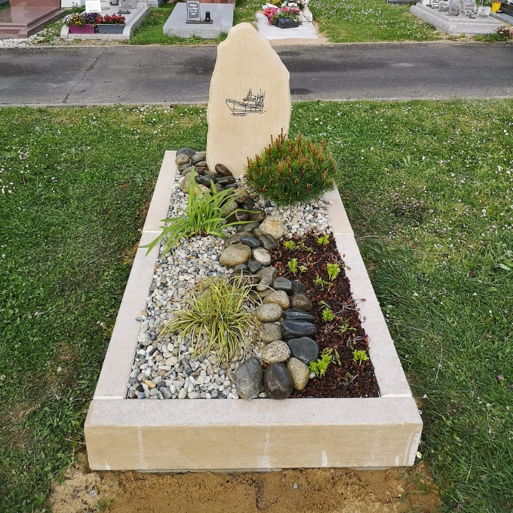 Une tombe jardin Infiniflore